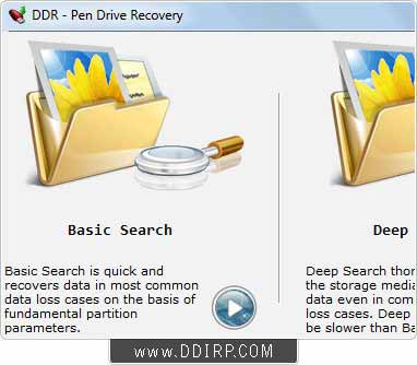 Screenshot of Transcend USB Drive Files Recovery