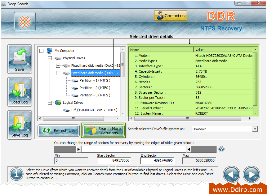 NTFS Data Recovery