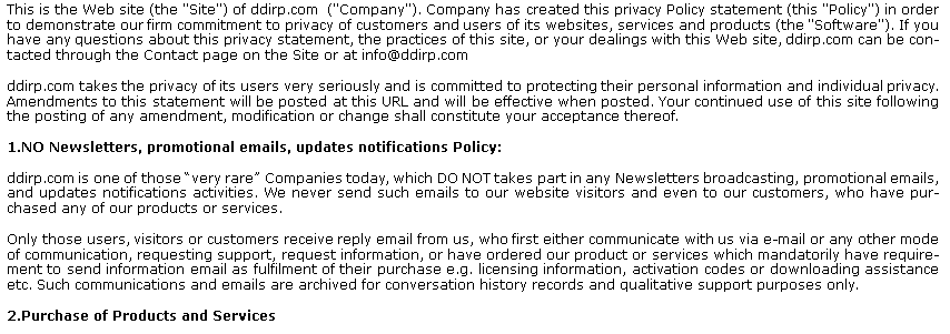 Privacy Policy
