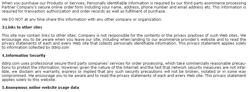 Privacy Policy