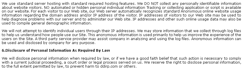Privacy Policy