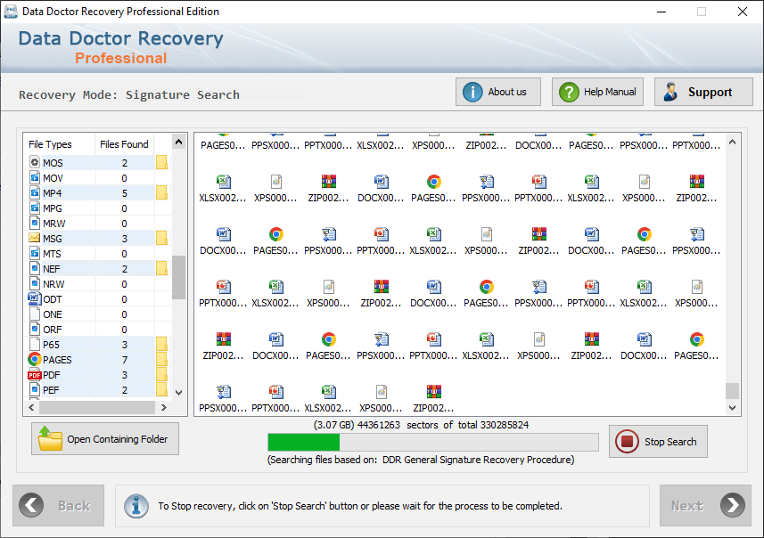 Scanning Algorithm Path File Professional Data Recovery Software
