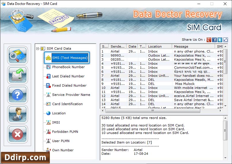 SIM Card SMS SIm Card SMS